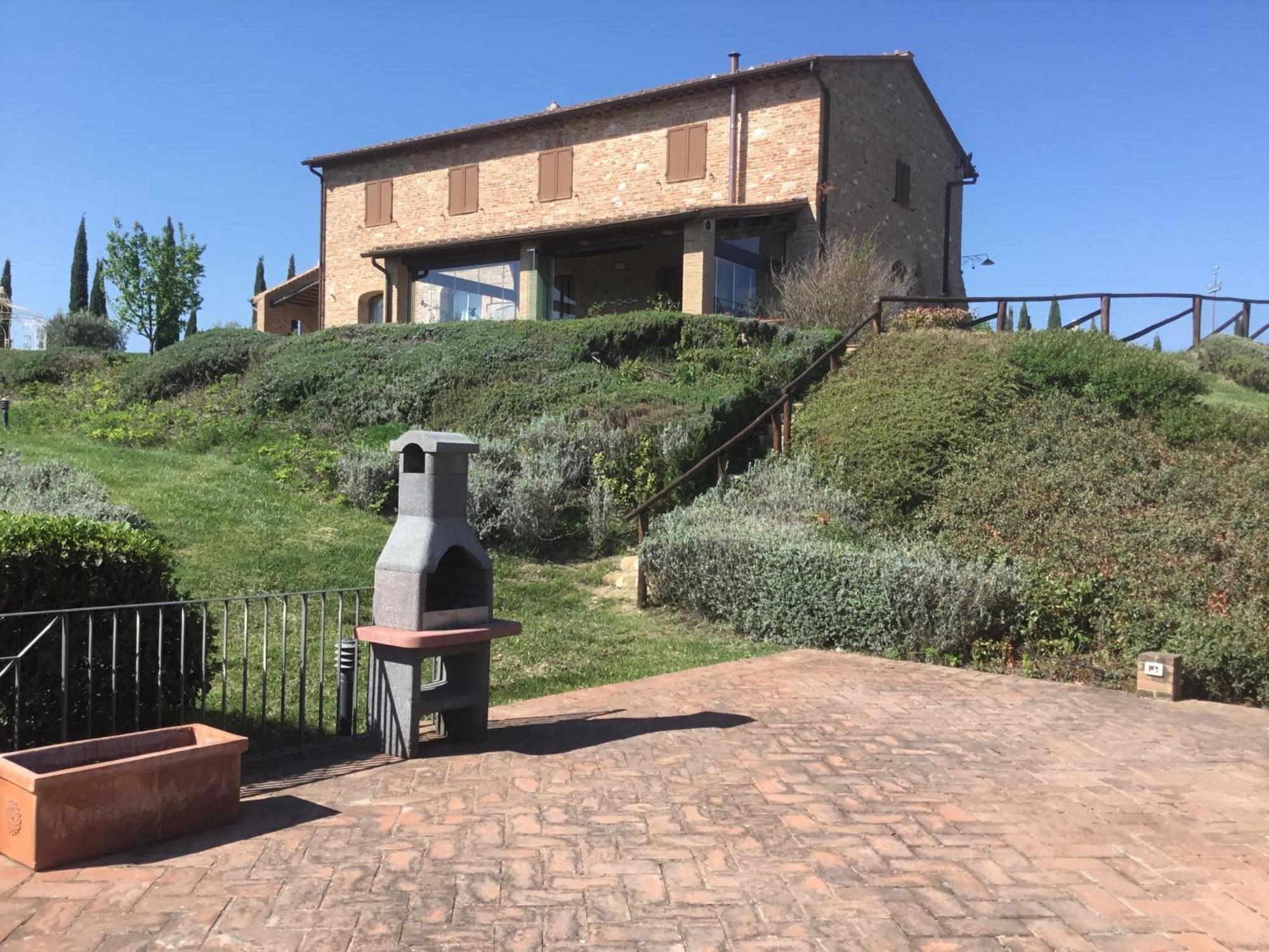 Podere Fornaci Asciano Buitenkant foto