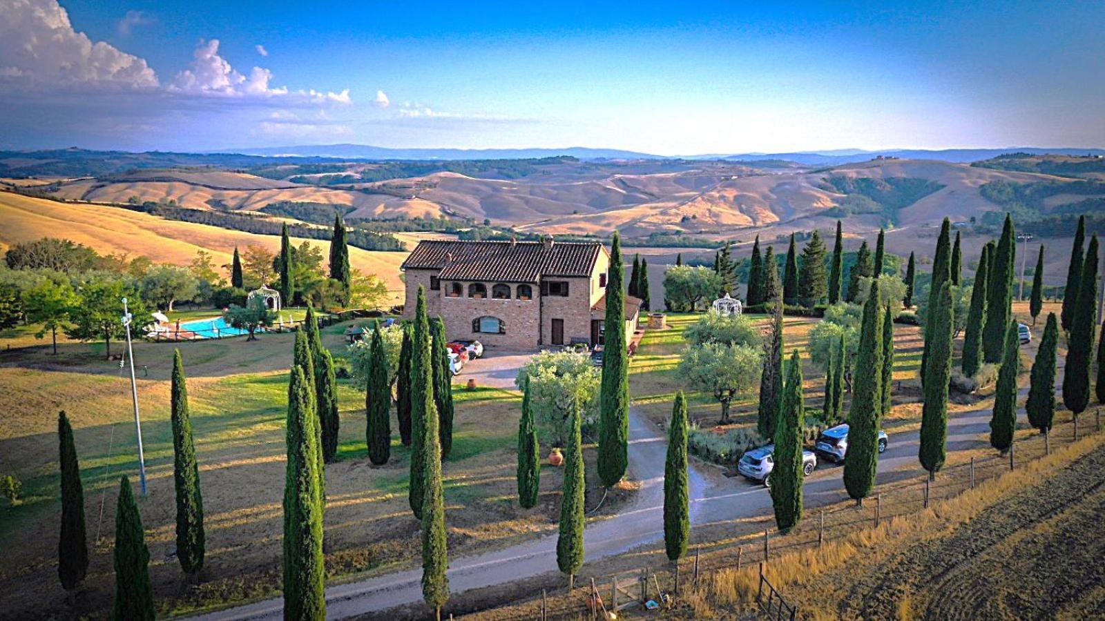 Podere Fornaci Asciano Buitenkant foto